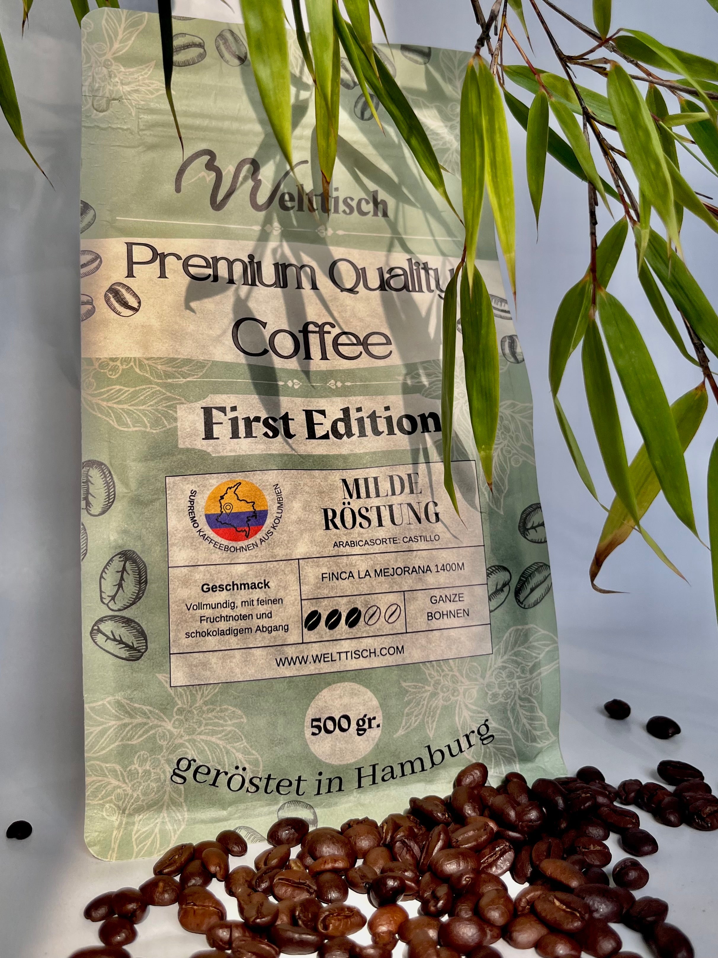 Kolumbianischer Kaffee: Welttisch First Edition