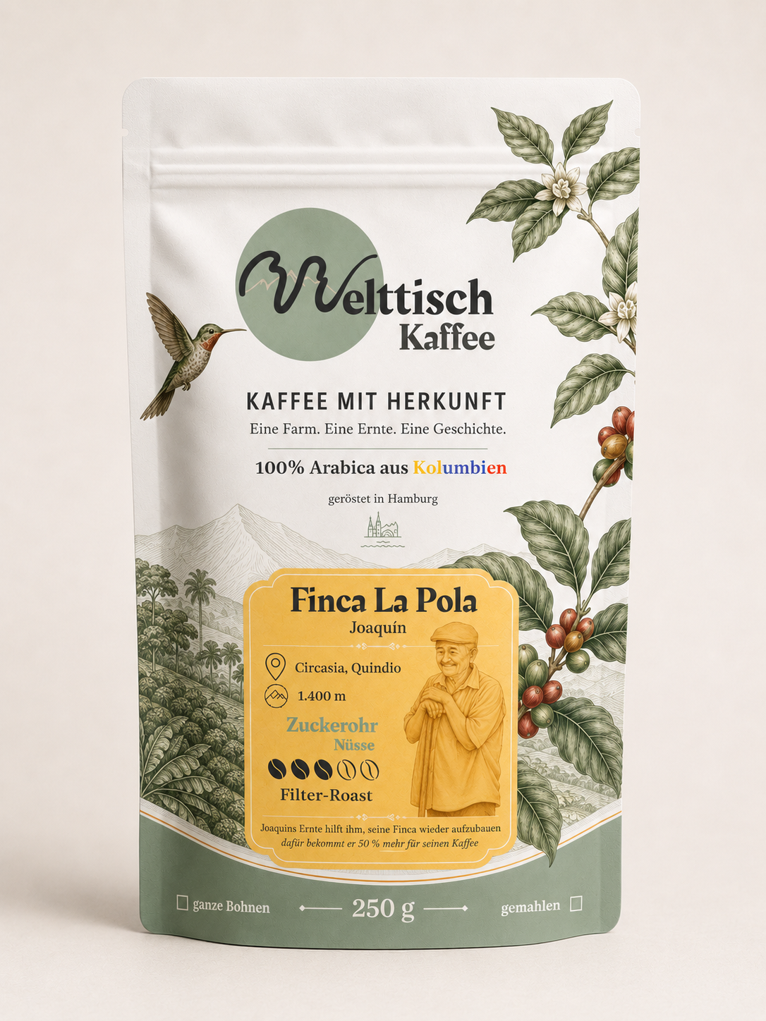 Special Edition: Joaquin Finca La Pola + 50 % für den Wiederaufbau einer Existenz