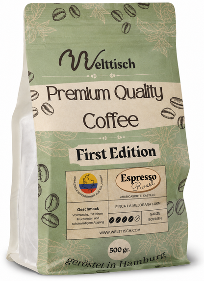 Espresso Kaffee: Welttisch First Edition