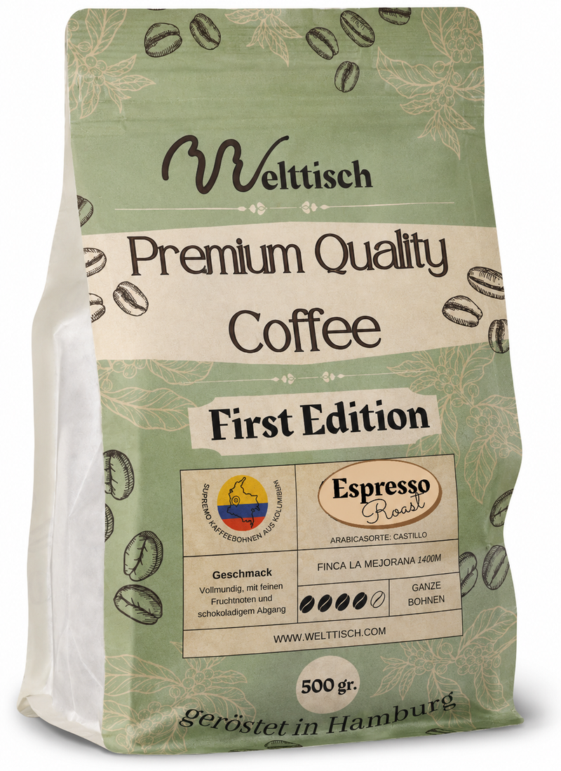 Espresso Kaffee: Welttisch First Edition