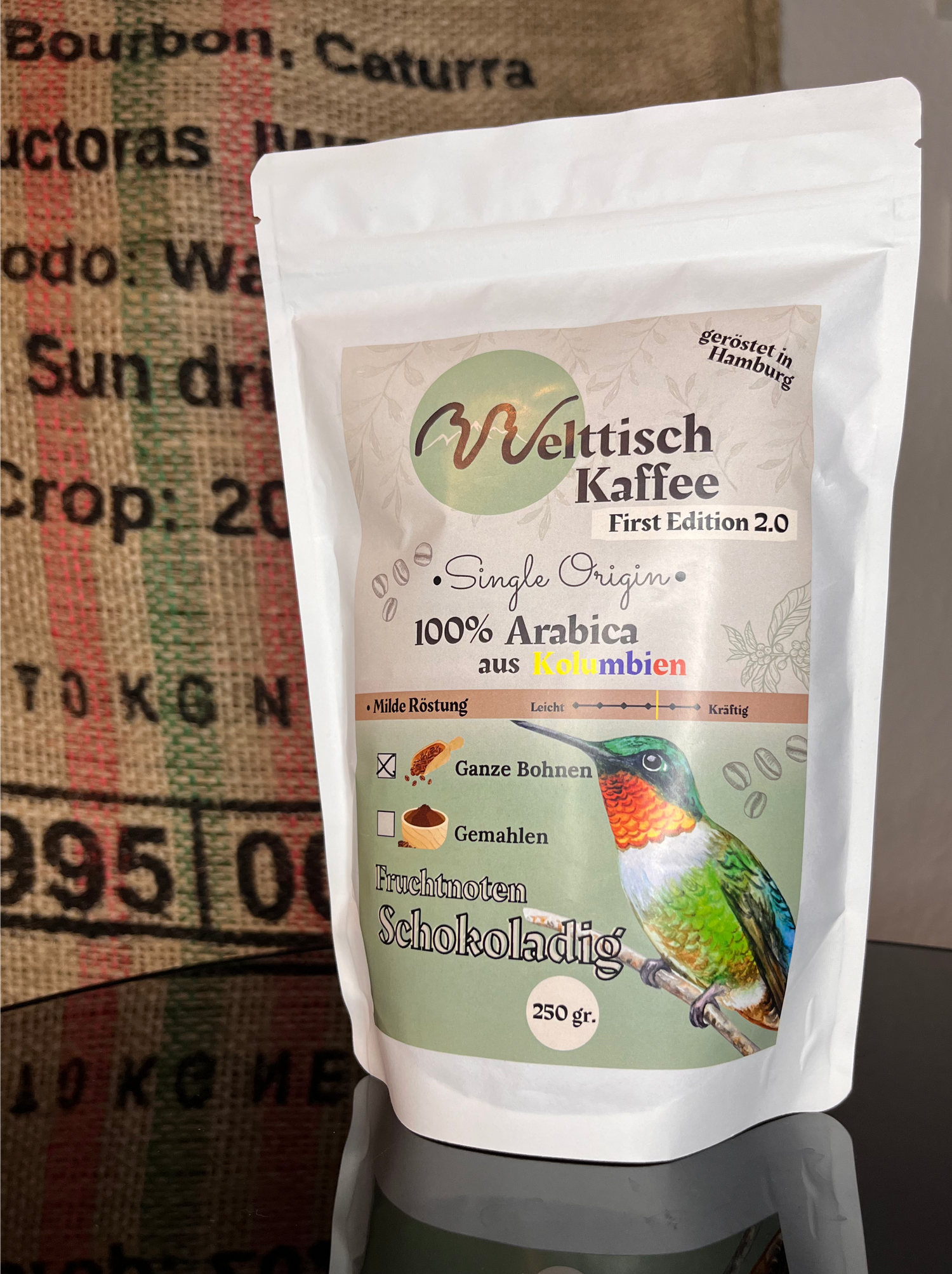 Kolumbianischer Kaffee: Welttisch First Edition