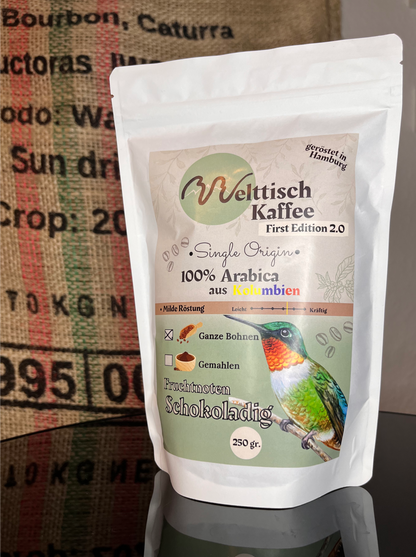 Kolumbianischer Kaffee: Welttisch First Edition