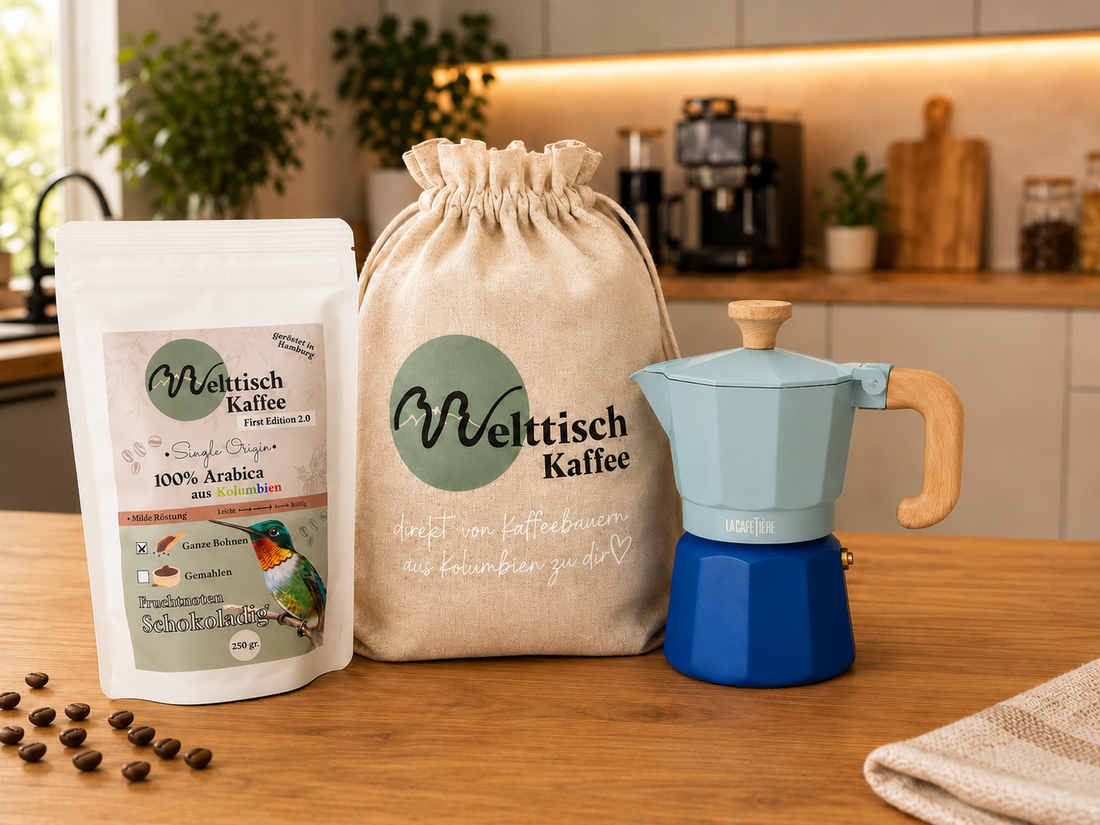 Starter Kit – Moka (Espressokocher) Light