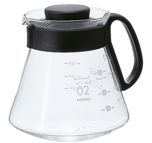 V60 Kanne 600 ml &amp; Dripper, incl. Filter
