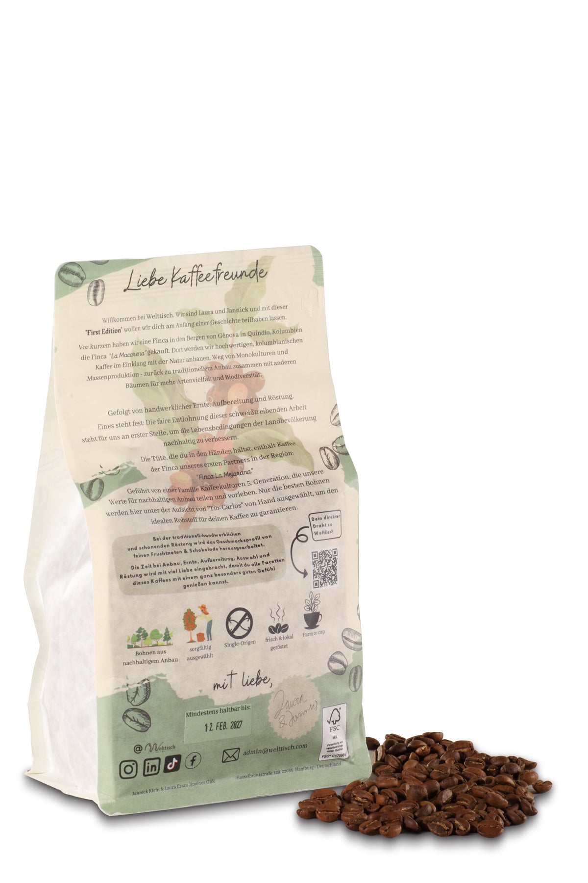 Welttisch First Edition - "Finca La Mejorana"
